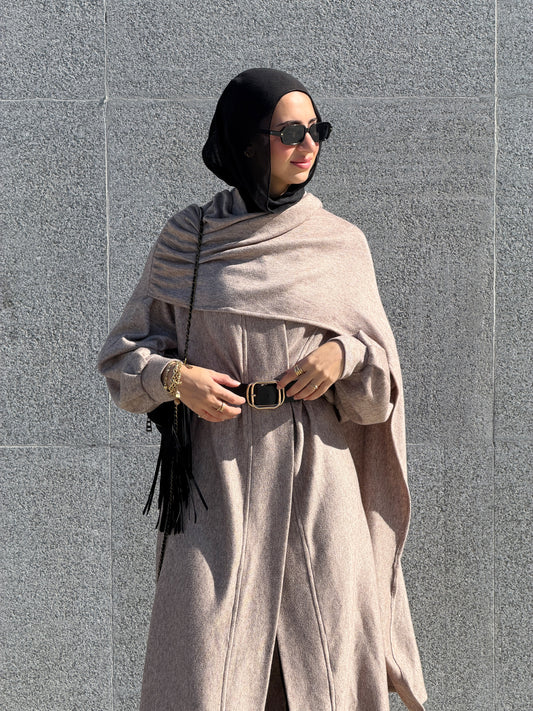 Valaya Cardigan in Medium Beige