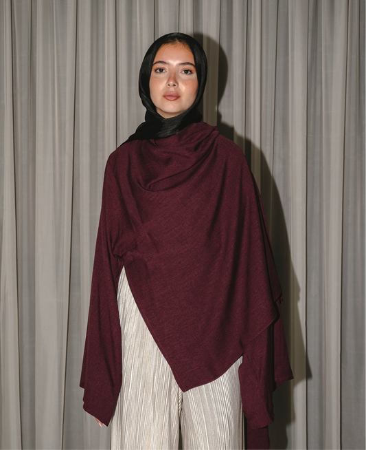 The Head Turner top in Burgundy