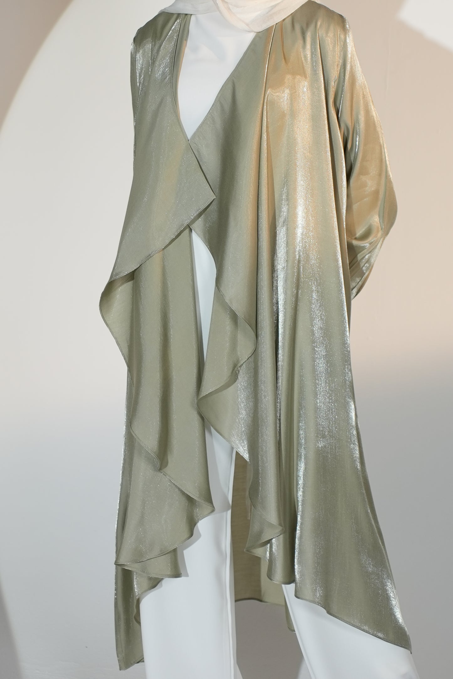 Shimmer Emilia Kaftan in Matcha