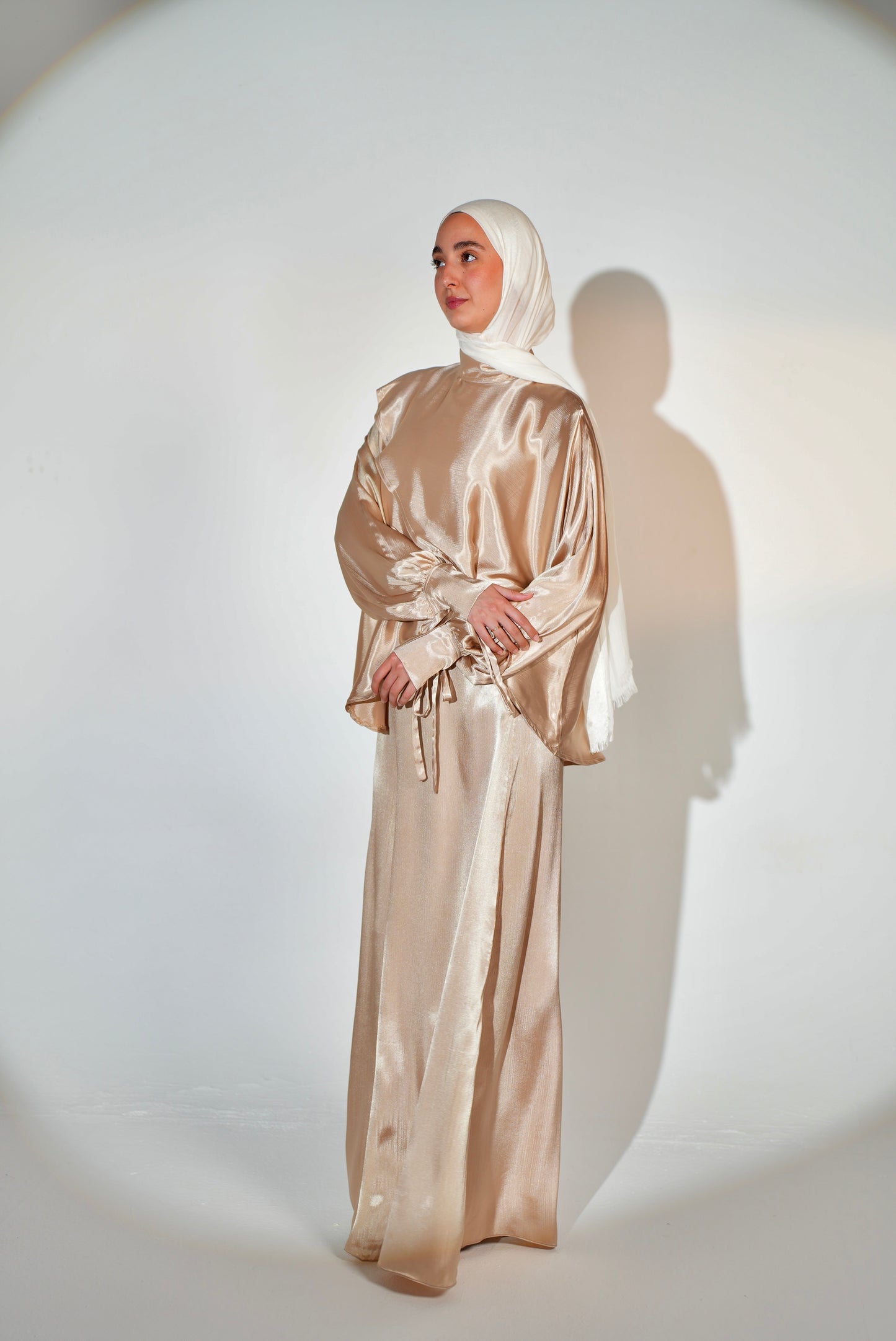 Avery Set in Light Golden Beige