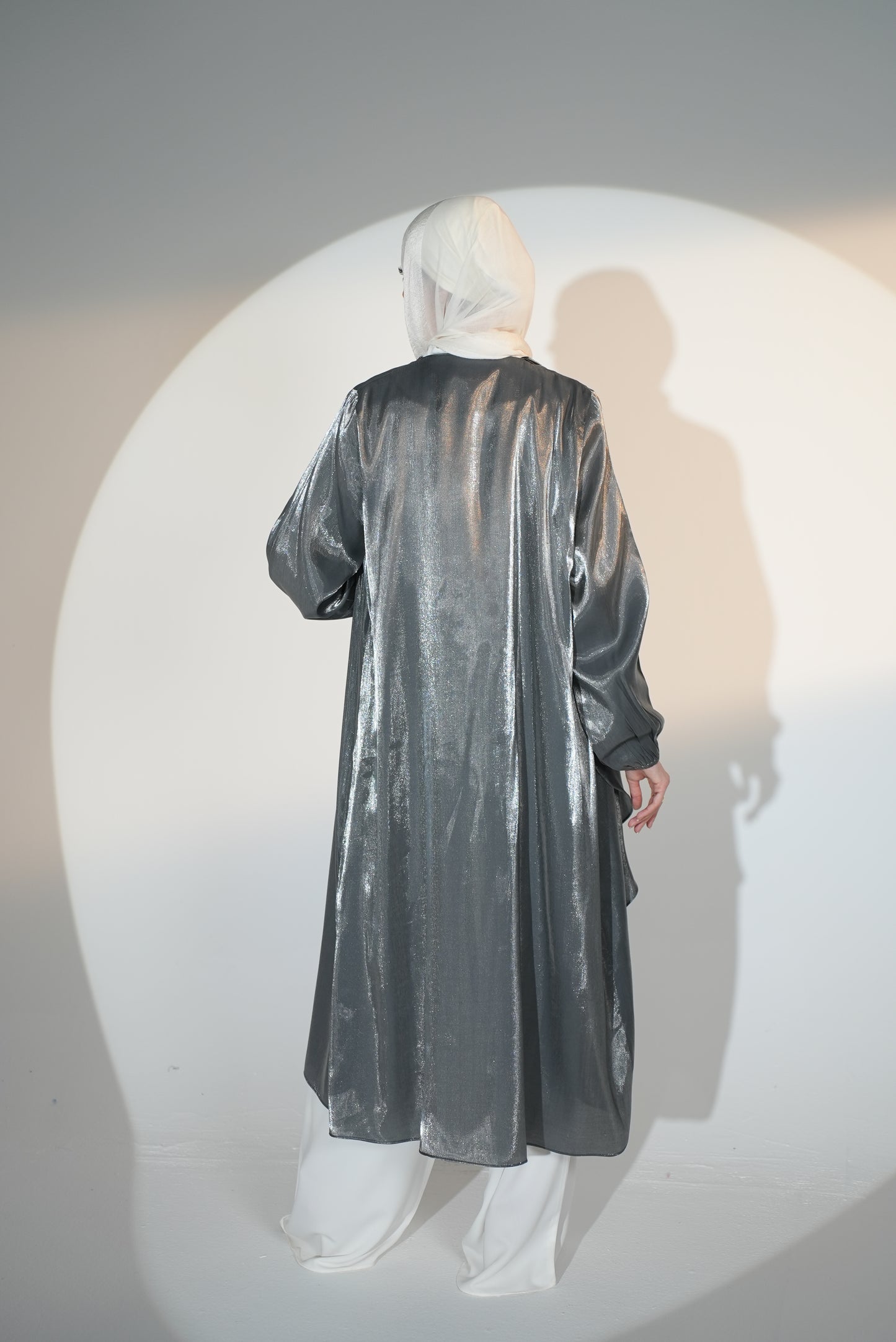 Shimmer Emilia in Silver/dark grey