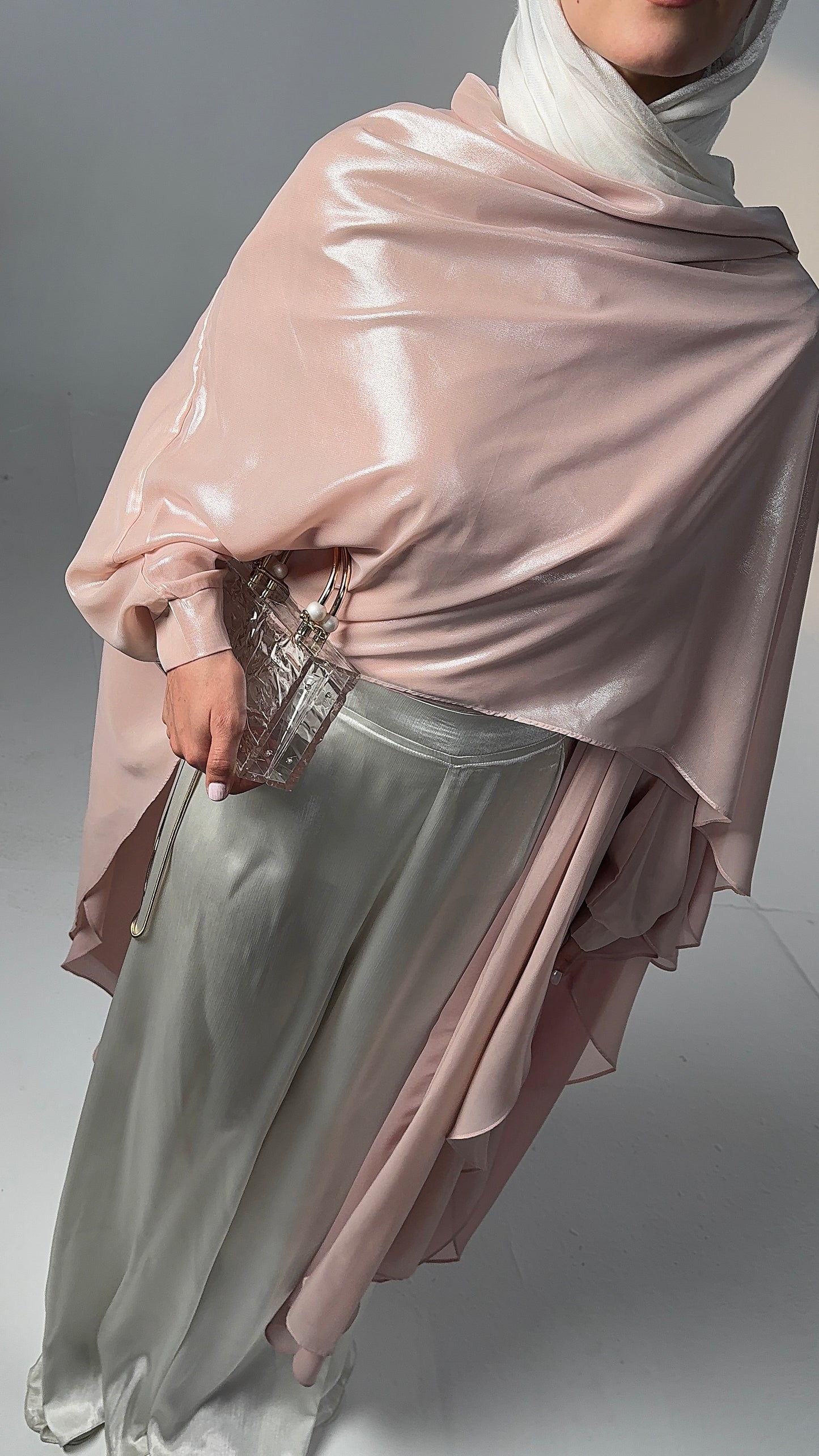 Double layered starry nights in Disco Pink