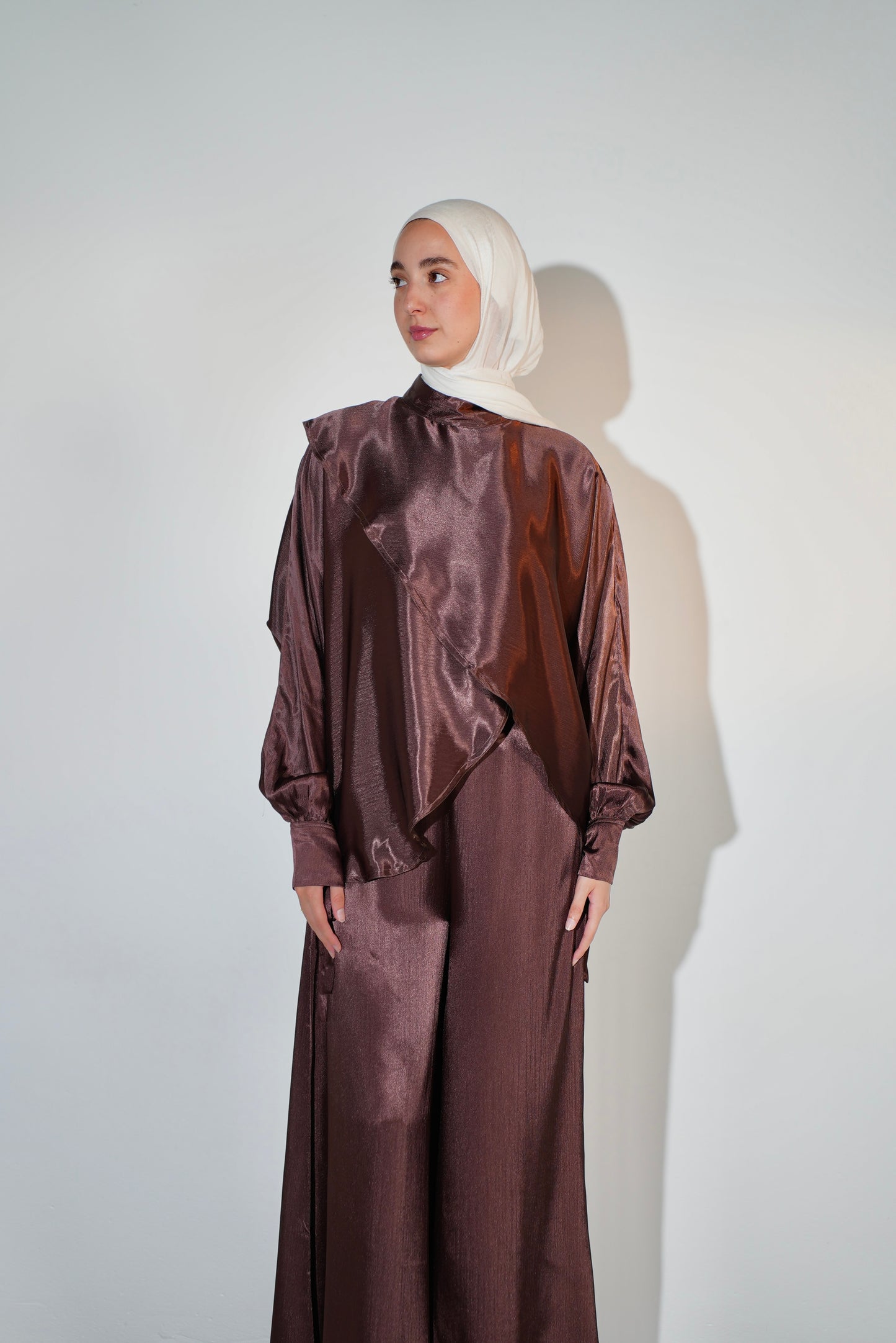 Avery Set in Purplish Burgundy