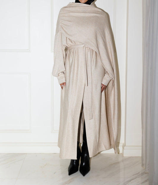 Valaya Shawl Long-Line Cardigan