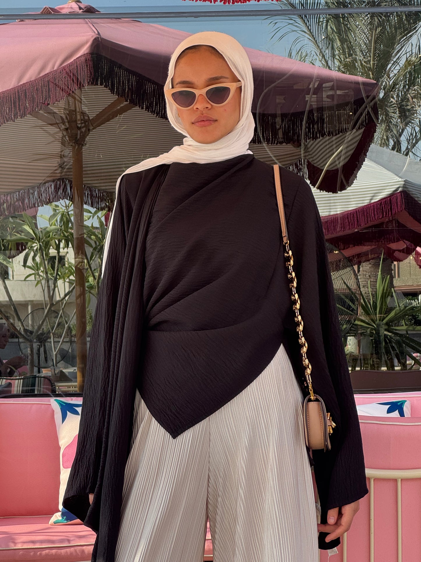 The Head Turner Top in Black