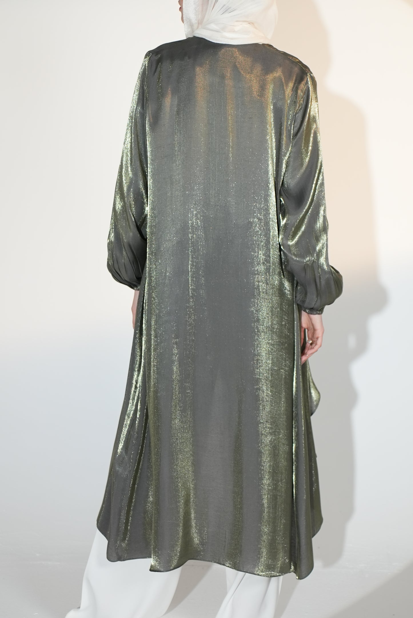 Emilia Kaftan in Greyish Olive