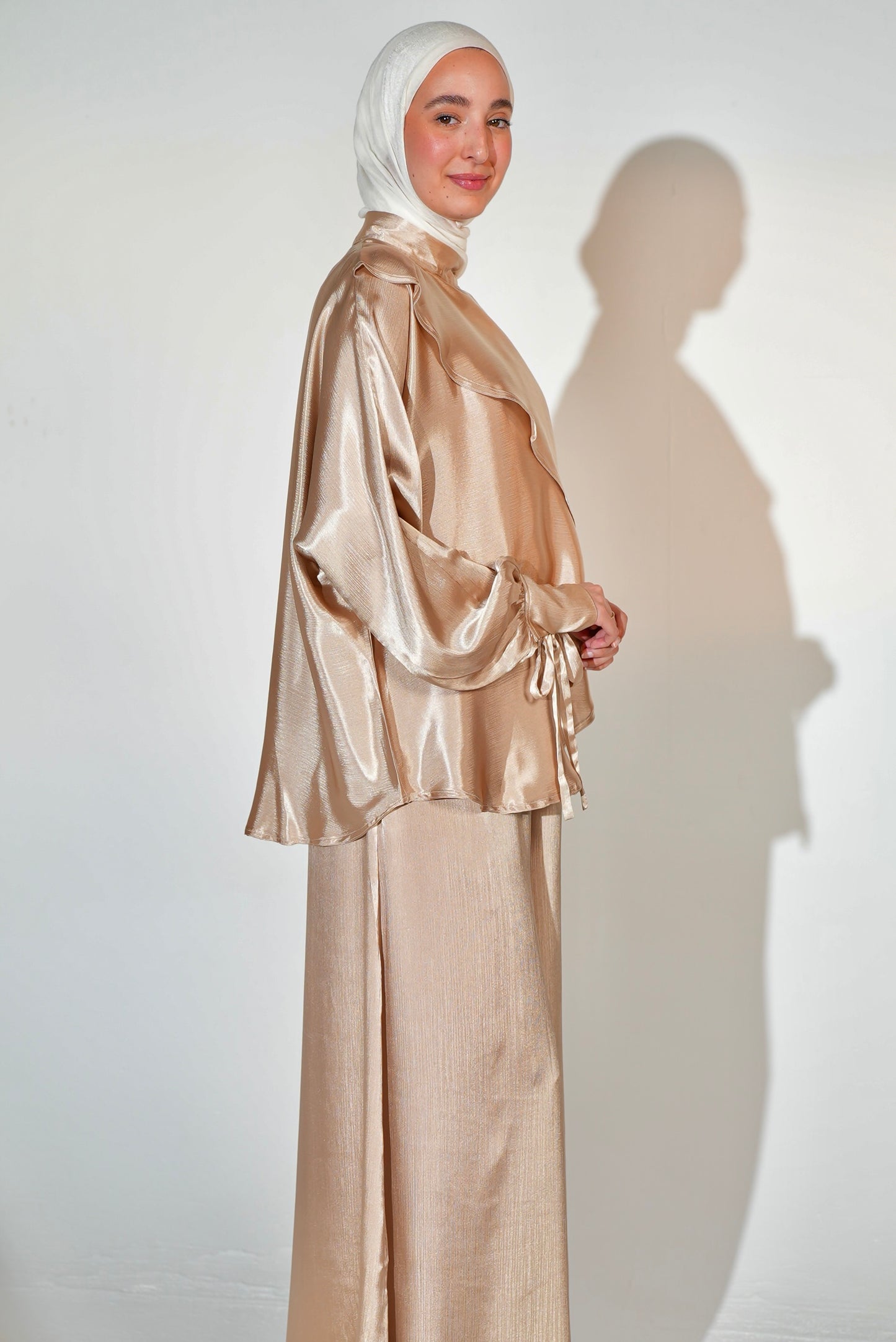Avery Set in Light Golden Beige
