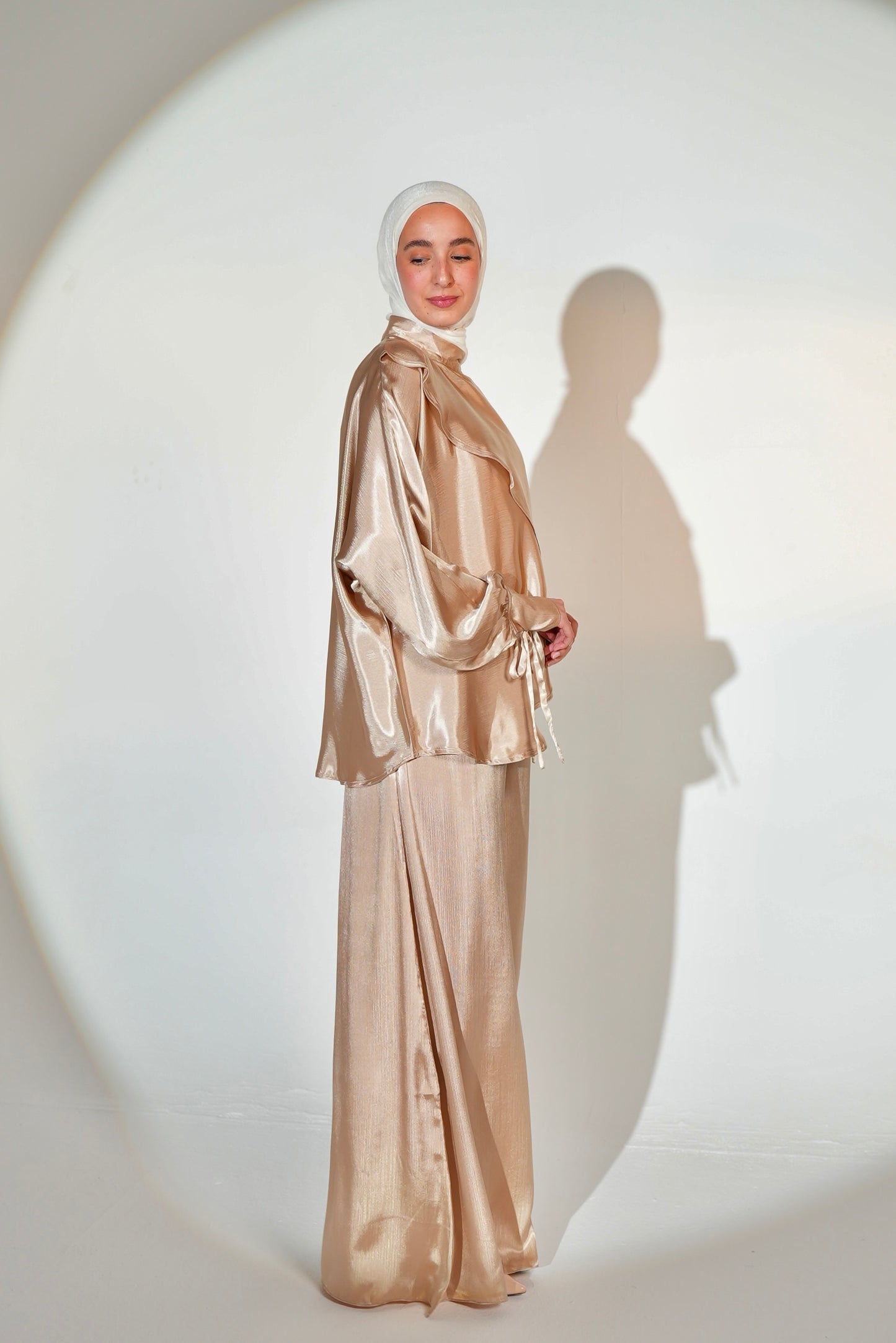 Avery Set in Light Golden Beige