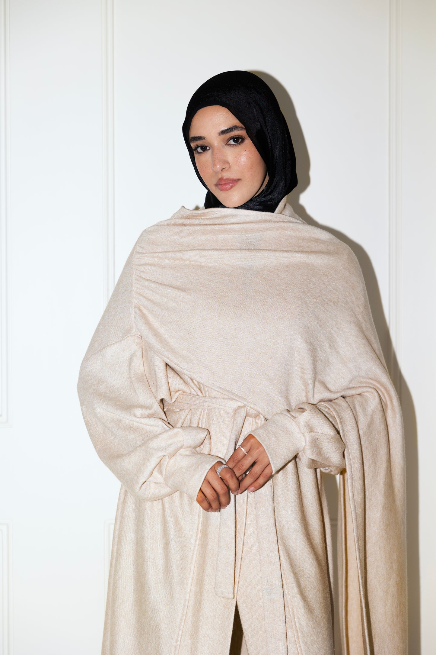 Valaya Shawl Long-Line Cardigan