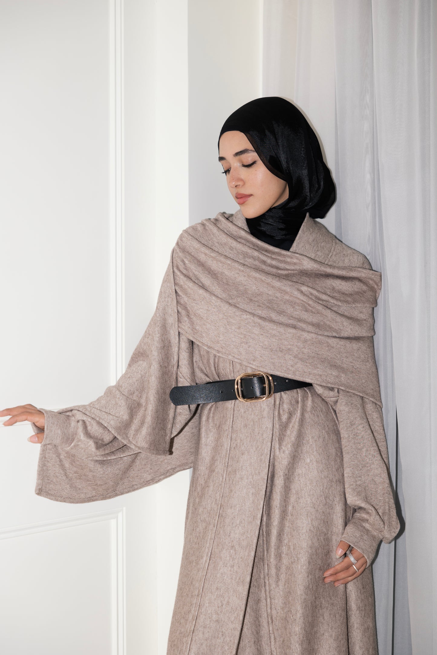 Valaya Cardigan in Medium Beige