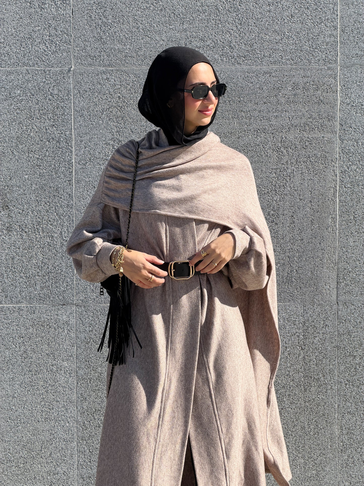Valaya Cardigan in Medium Beige