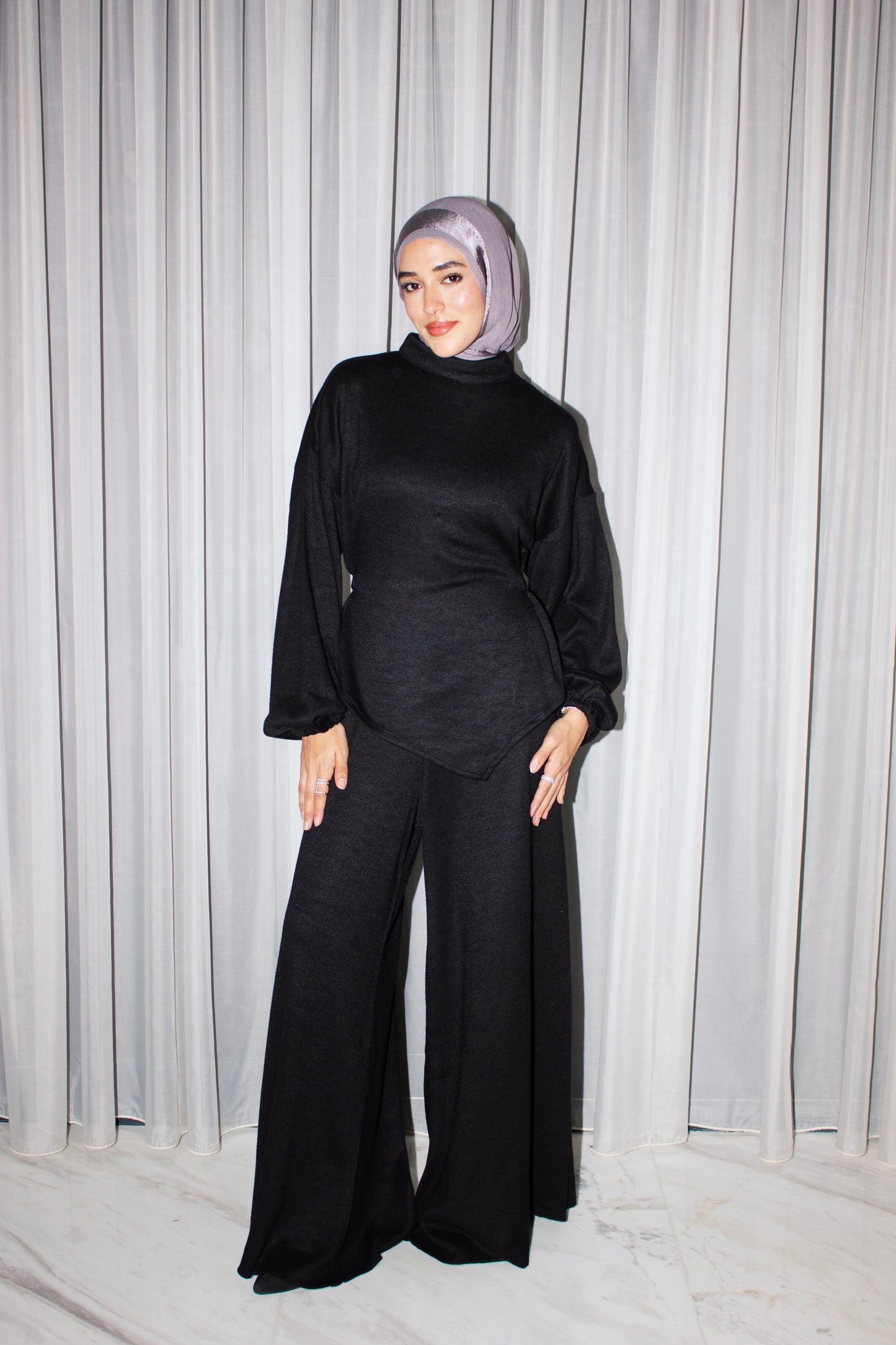 Bandeau Shawl 3-piece Soft Winter Set