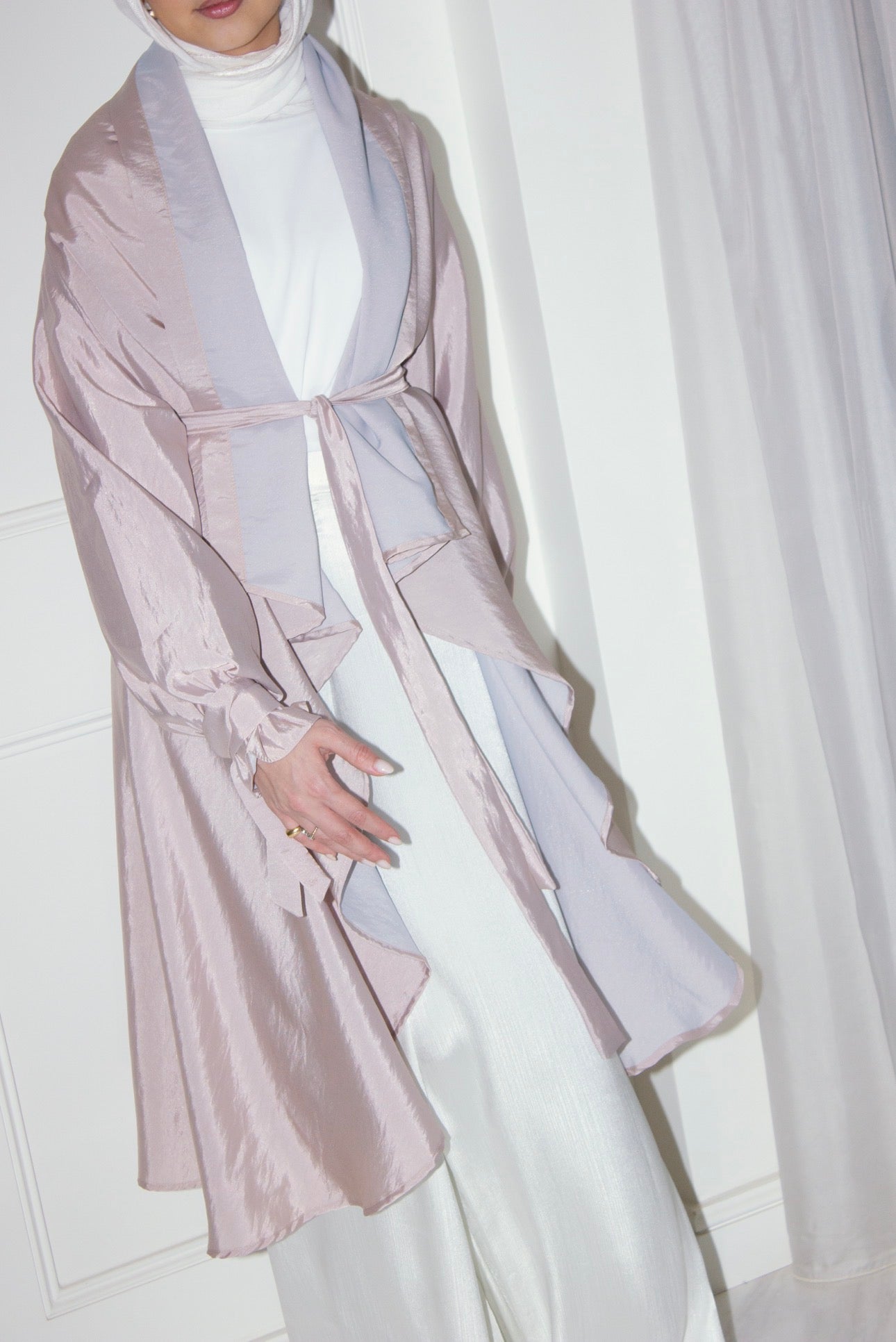 Marlyn Round Trench in PinkxBabyBlue Limited Edition