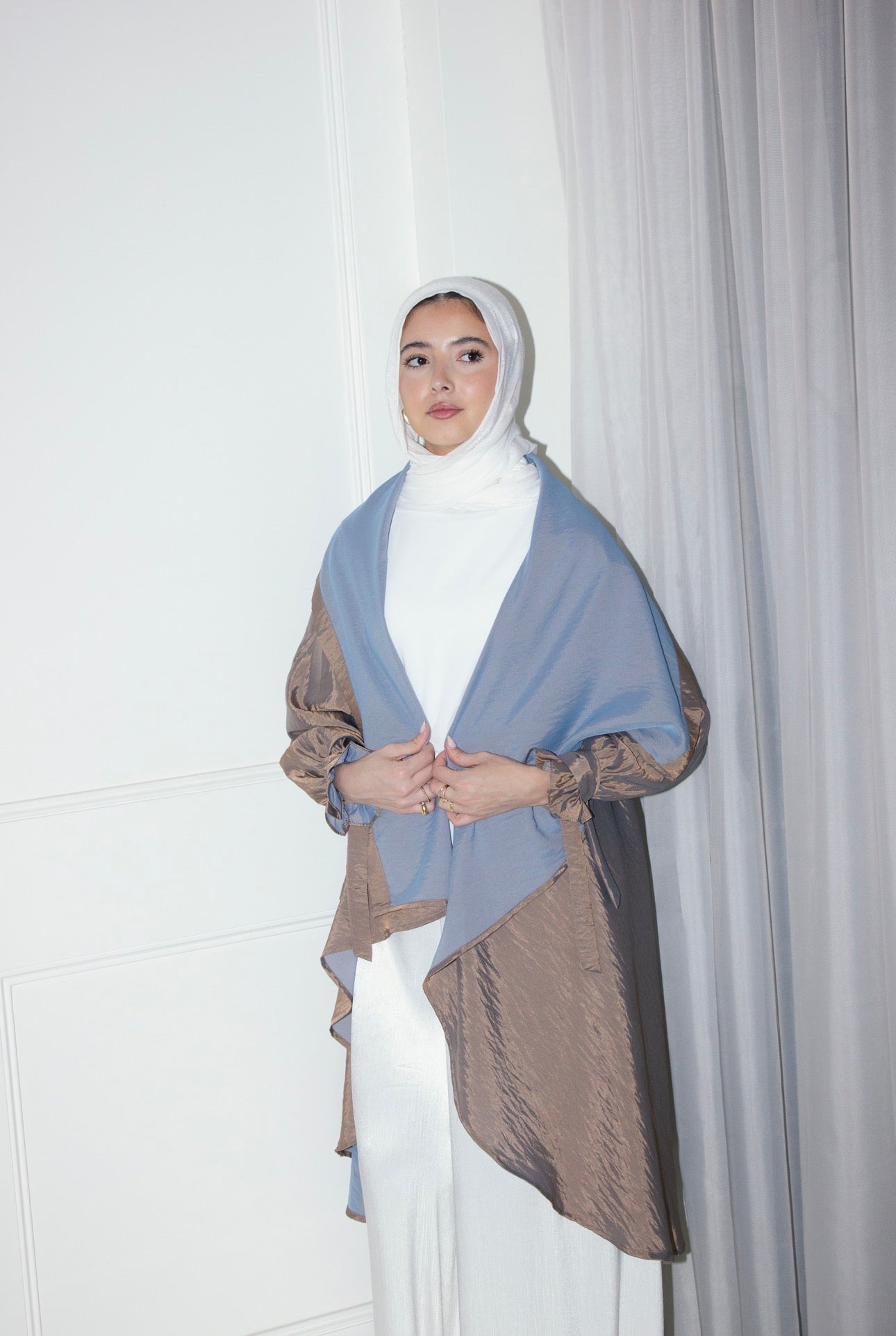 Round Marlyn Trench in BronzexBlue Limited Edition