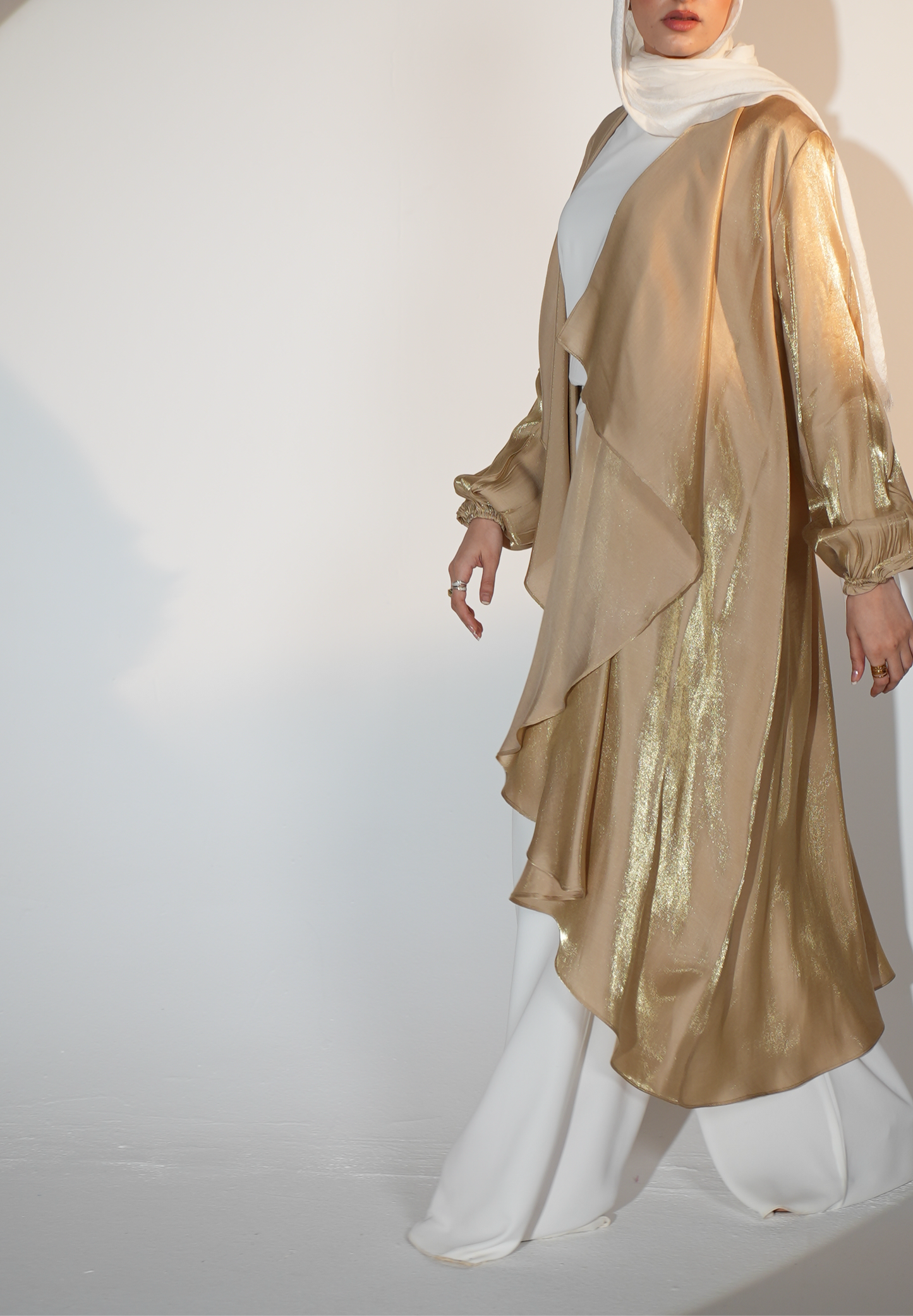 Shimmer Emilia Kaftan in Gold