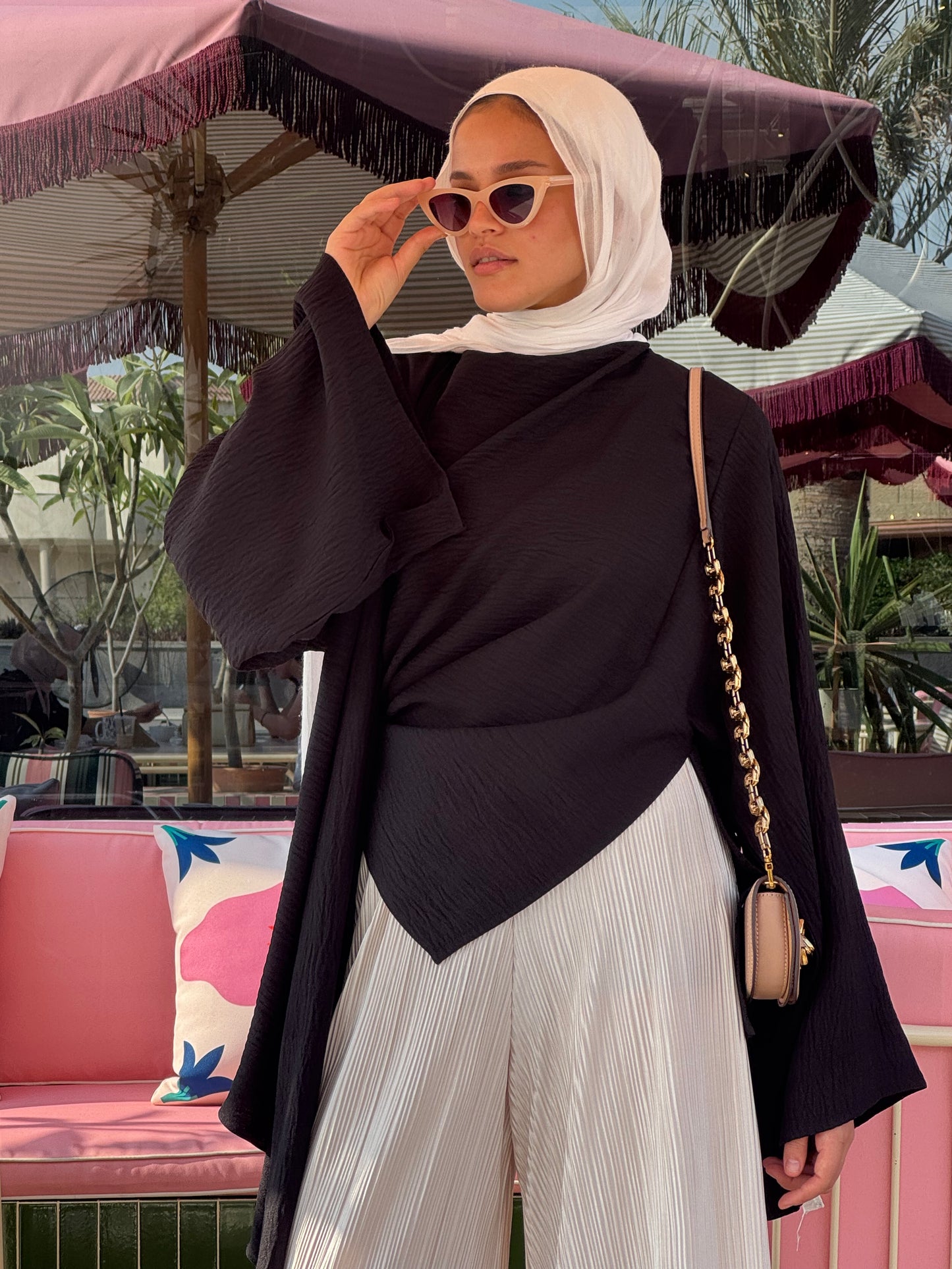 The Head Turner Top in Black