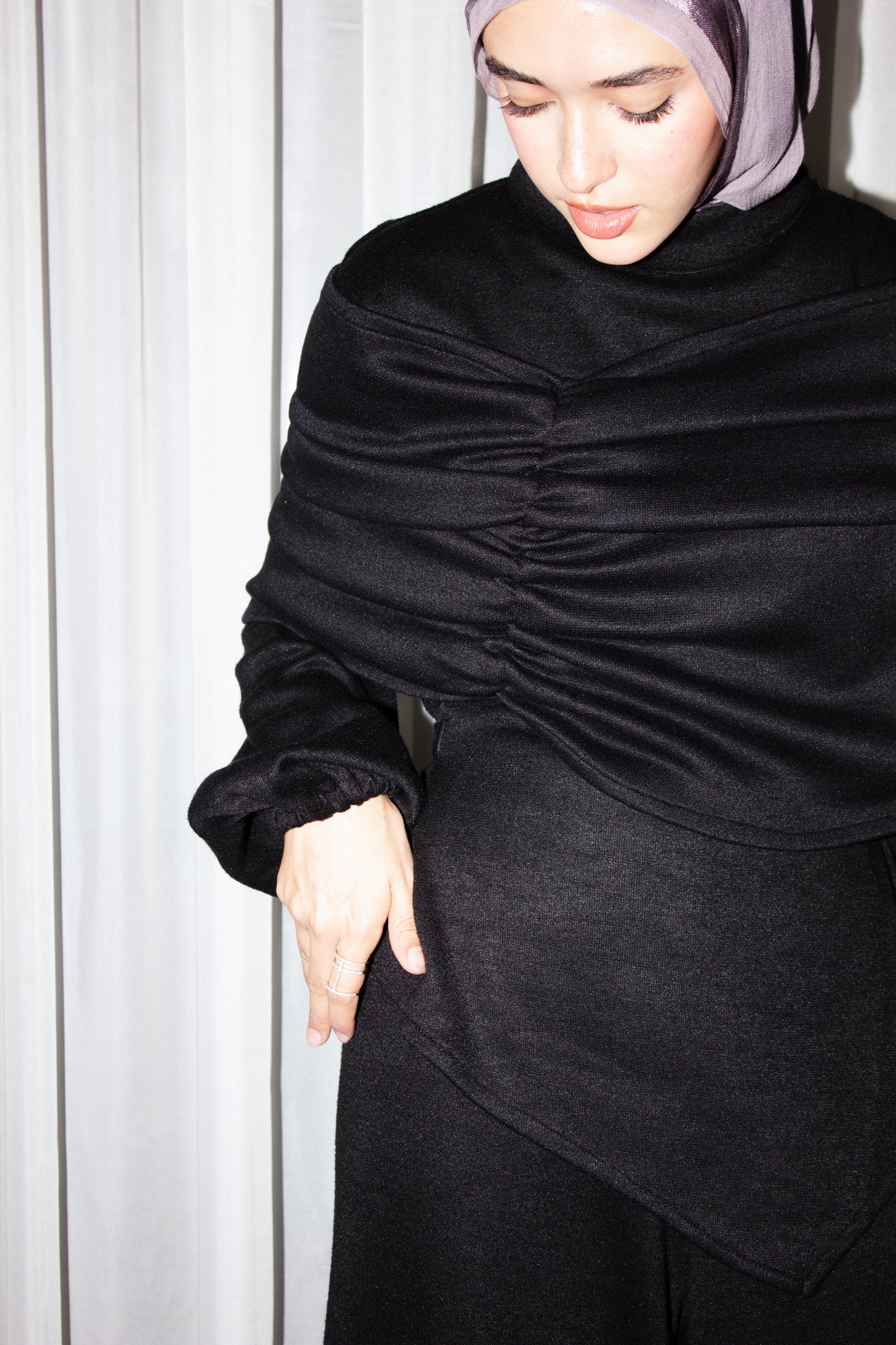 Bandeau Shawl 3-piece Soft Winter Set