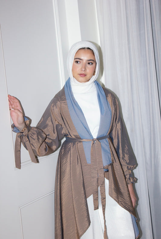 Round Marlyn Trench in BronzexBlue Limited Edition