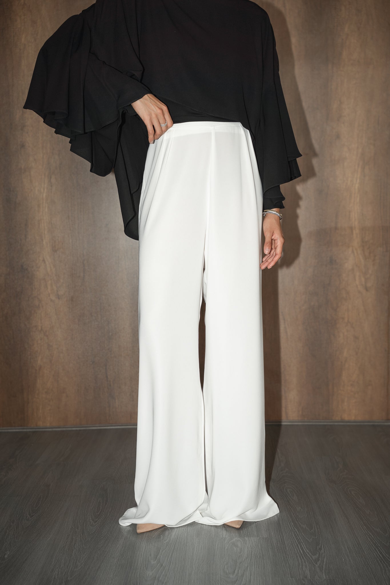 White Formal Pants