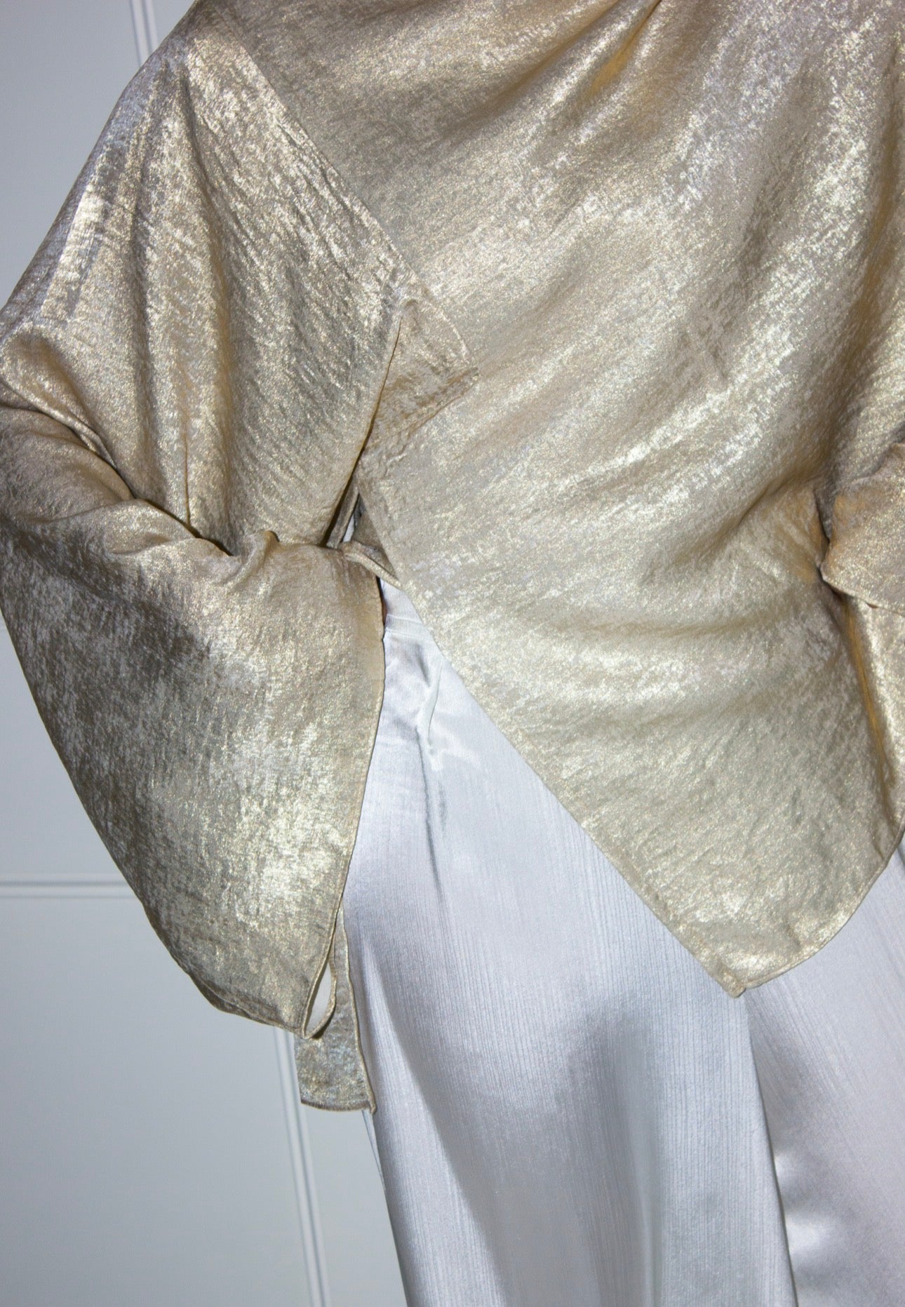 Head Turner Top in Champagne Gold