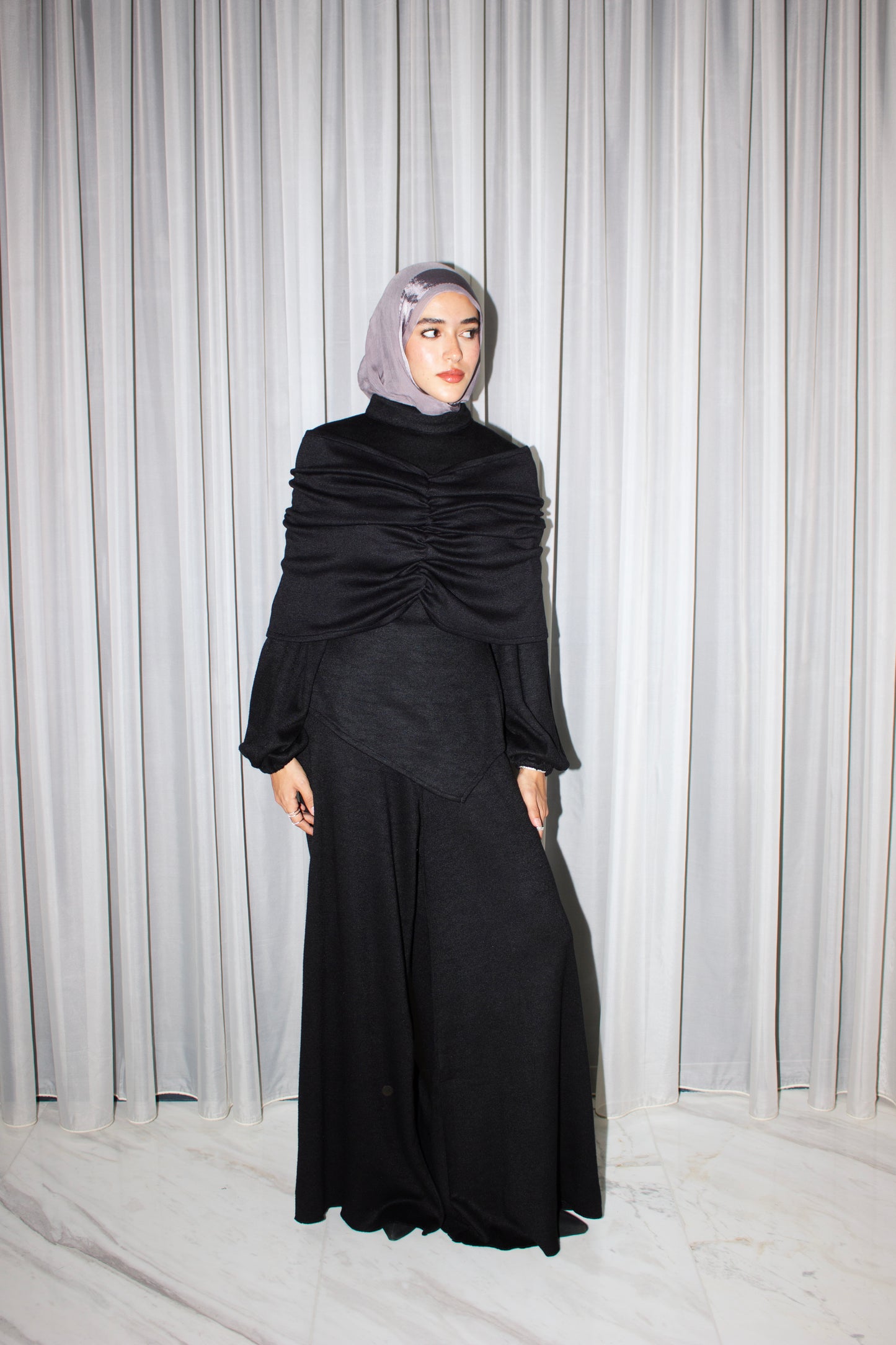 Bandeau Shawl 3-piece Soft Winter Set