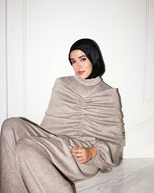 Bandeau Shawl 3-piece Soft Winter Set