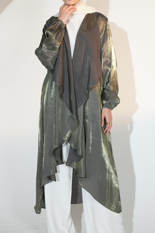 Emilia Kaftan in Greyish Olive
