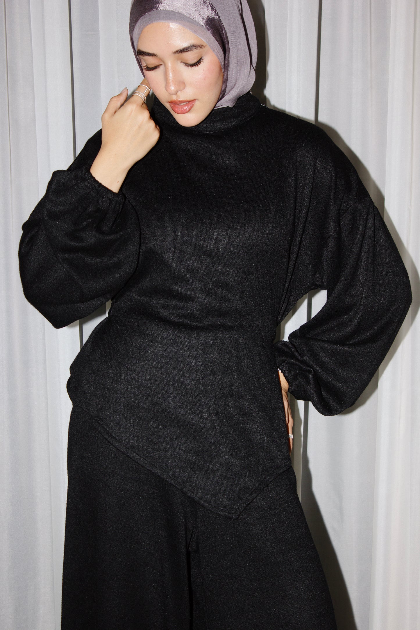 Bandeau Shawl 3-piece Soft Winter Set