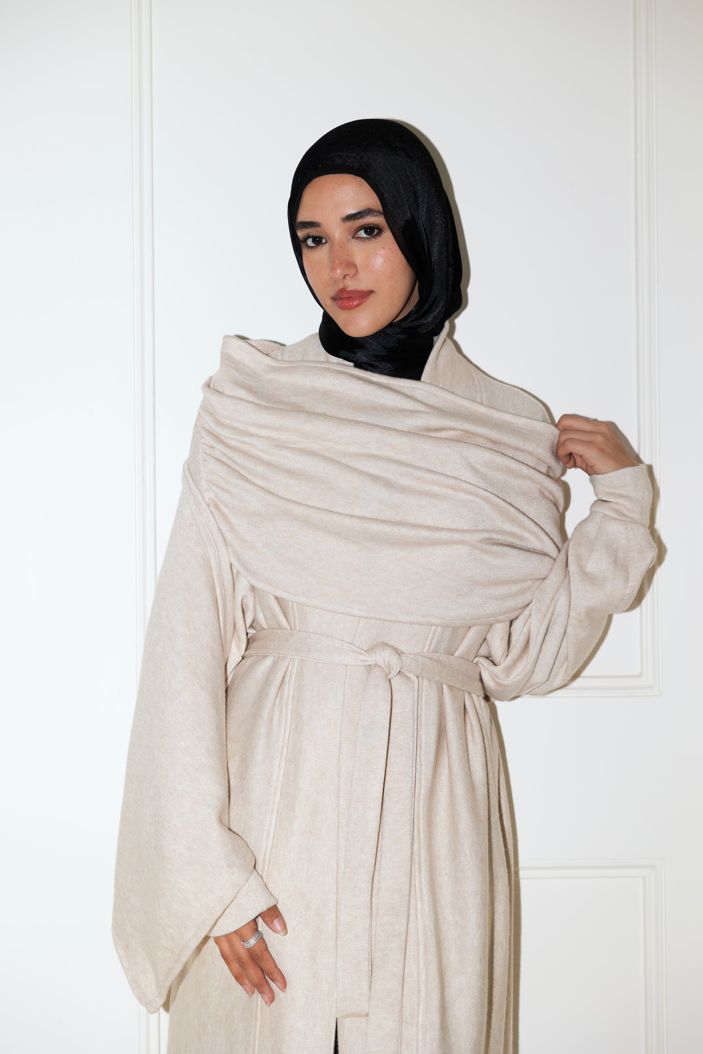 Valaya Shawl Long-Line Cardigan