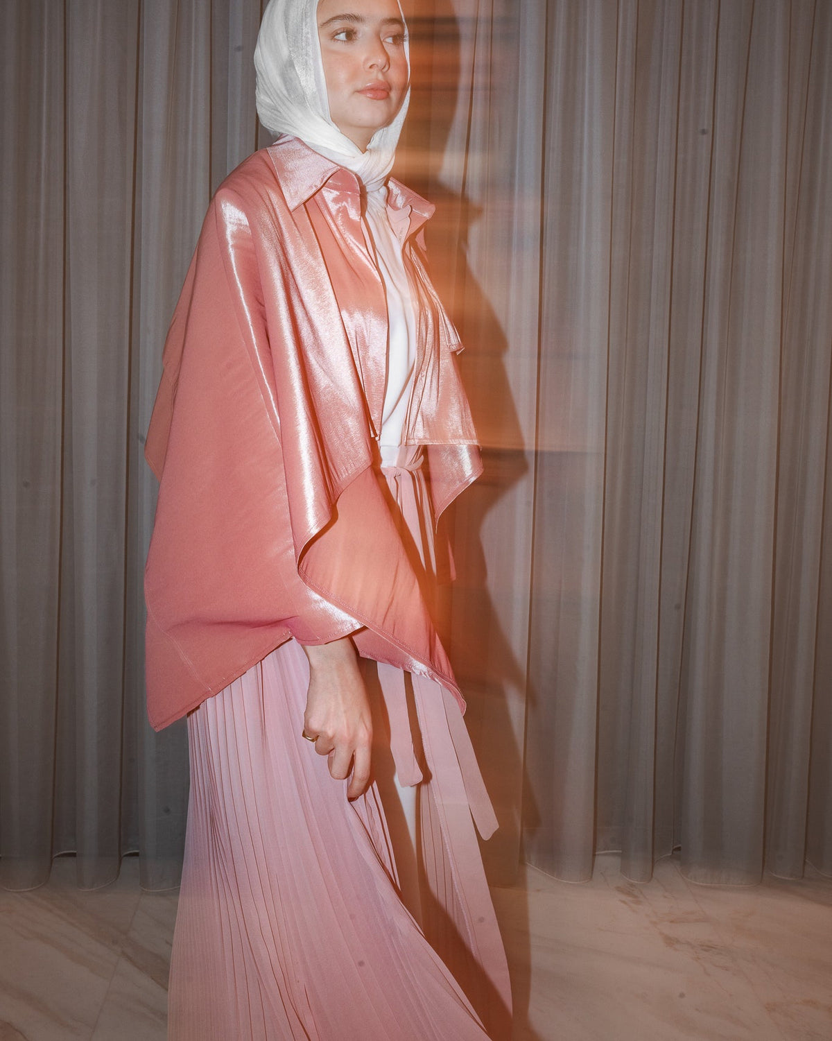 Layl Abaya in Blush