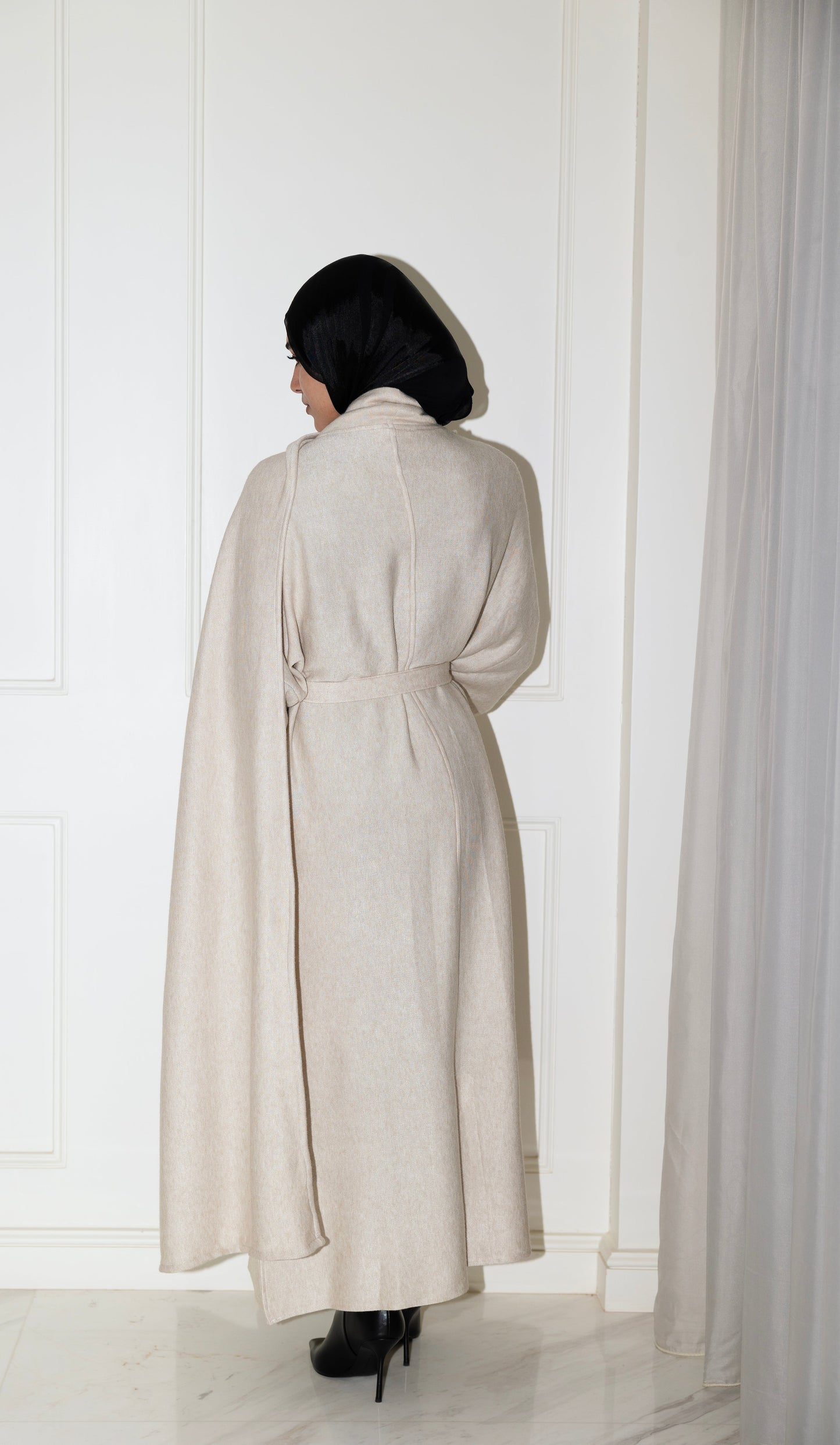 Valaya Shawl Long-Line Cardigan