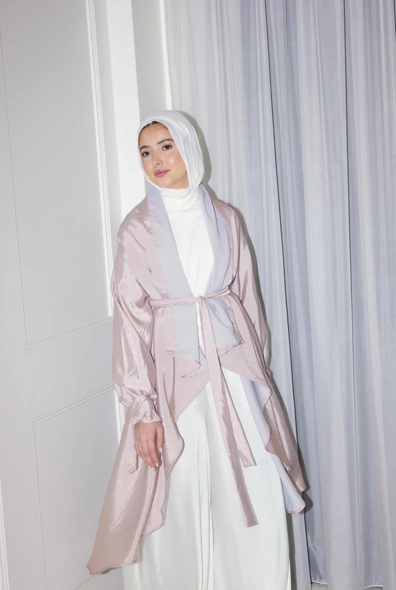 Marlyn Round Trench in PinkxBabyBlue Limited Edition