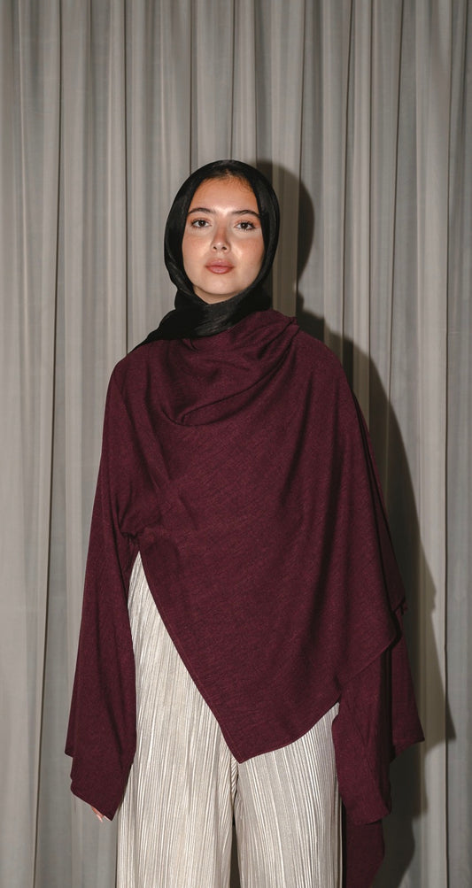 The Head Turner top in Burgundy Linen