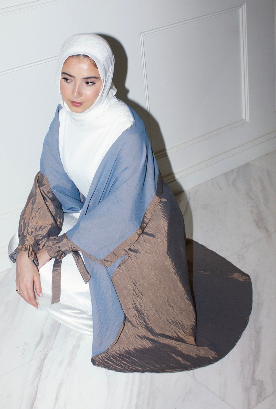 Round Marlyn Trench in BronzexBlue Limited Edition