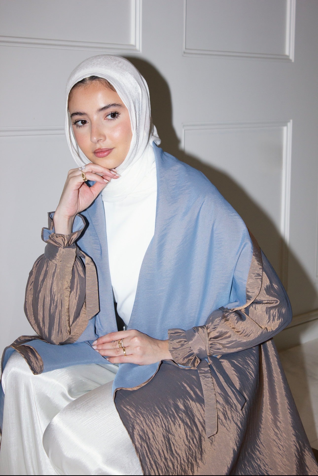 Round Marlyn Trench in BronzexBlue Limited Edition