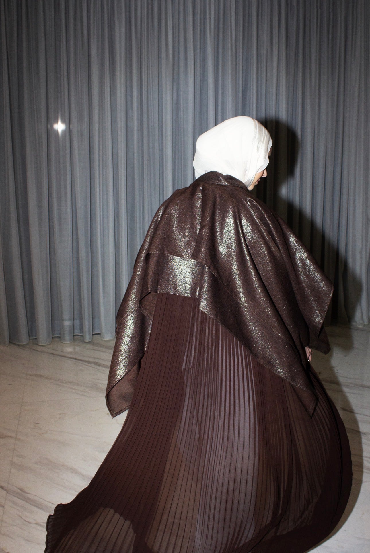 Espresso Sparkle Layl Abaya